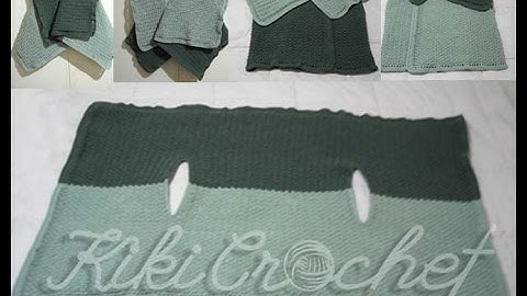 Crochet Easy Sleeveless Jacket (English Tutorial- pt1)