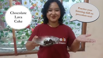 How to Make Chocolate Lava Cake | Listening Practice | Procedure Text