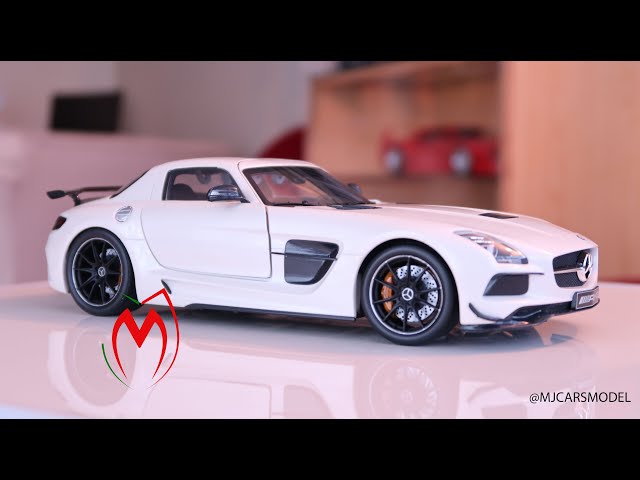 Mercedes SLS AMG Black Series Made by Minichamps in 1/18 scale