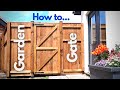 How to Make an Easy Garden Gate