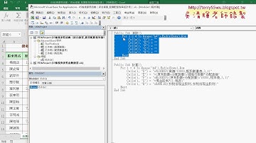 04 使用VBA配合名稱輸出公式