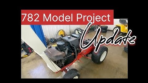 Cub Cadet 782 Model Project Update
