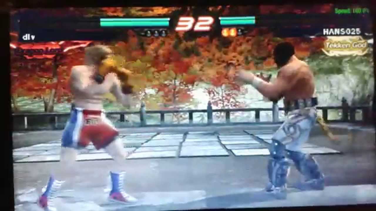 Steve (DEAN) vs king (HANS) Tekken 6 on LAN (offline) on PC