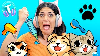 CUIDO de ANIMALES ENFERMOS y SUCIOS en My Pet Shop Virtual! screenshot 4