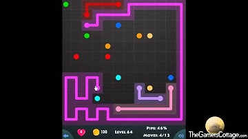 Flow Game Level - 844 [12x12] Mania Connect the Dots