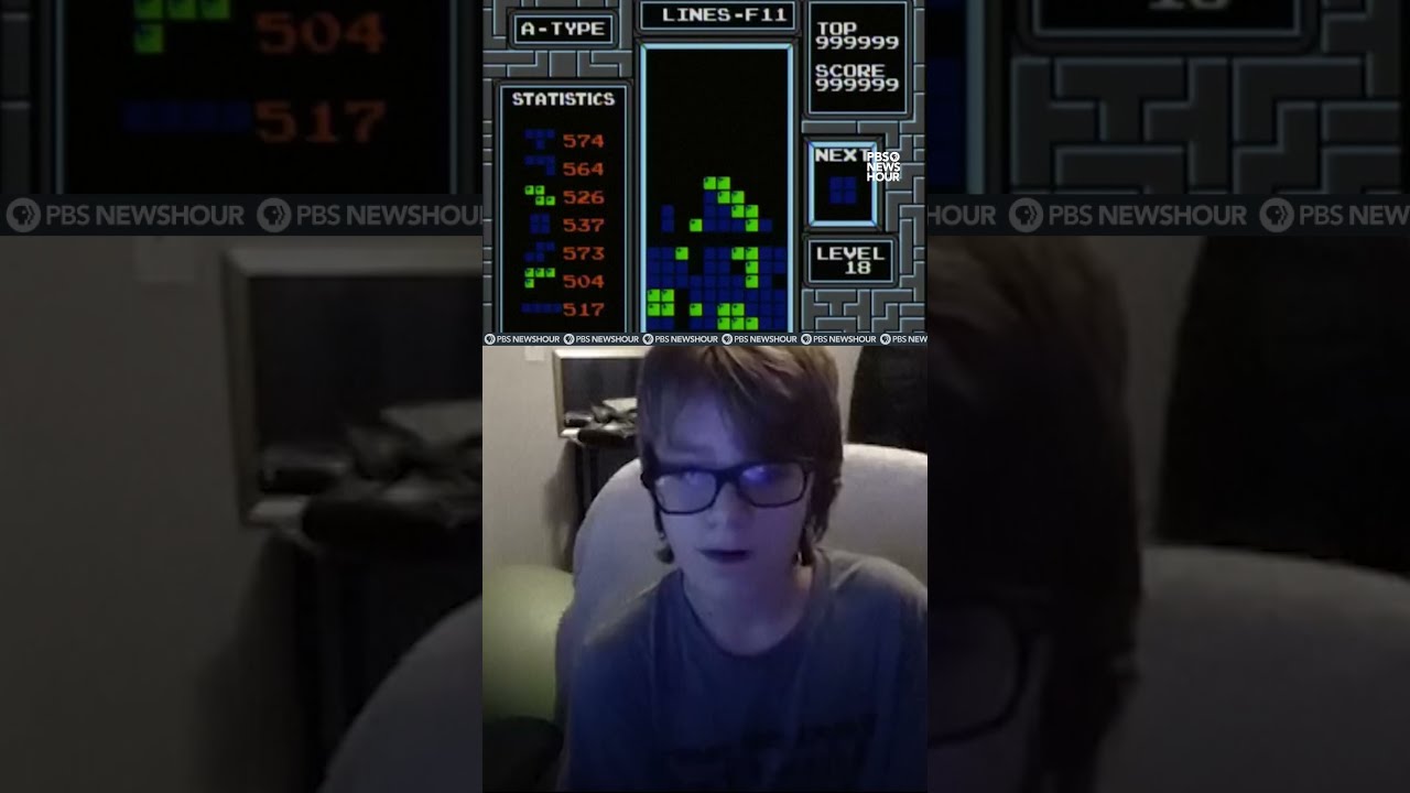 WATCH 13 Year Old Is First Gamer Ever To Beat Tetris