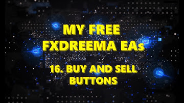 My free fxDreema EAs: 16. Buy and sell buttons