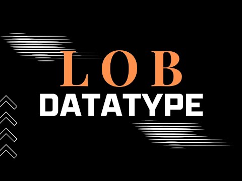 Oracle Large Object Data Types (LOB) | Oracle SQL fundamentals