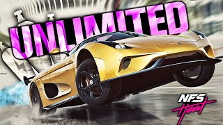 Need for Speed HEAT - UNLIMITED NOS Mod = LONGEST Wheelies!