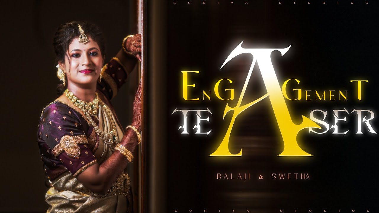 Best Engagement Teaser Swetha And Balaji 4k Candid Video 