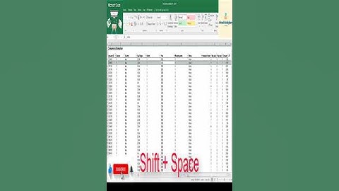 معلومة اكسيلايا توفر عليك وقت ياما excel shortcut 2