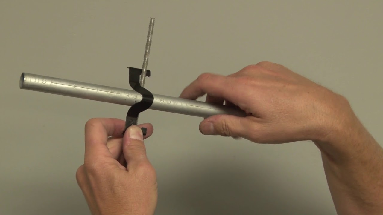 11/4 in. Conduit Hanger Wing Clip YouTube
