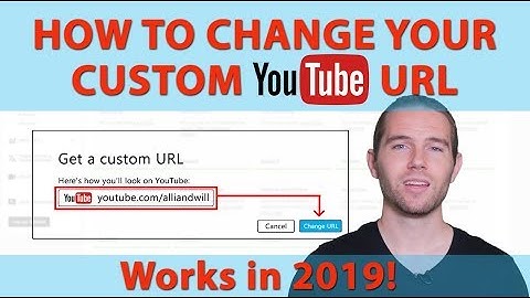 How to CHANGE your YouTube Custom URL AGAIN (Works in 2020)