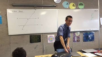 Patterns on Parallel Lines (2 of 2: Cointerior Angles on Parallel Lines)