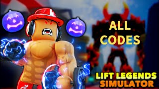 ALL *NEW* CODES FOR Lift Legends Simulator ROBLOX!