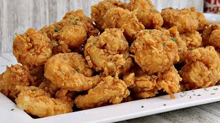 Crispy Fried Shrimp Recipe | Better Than Popeyes | How To Make Fried Shrimp