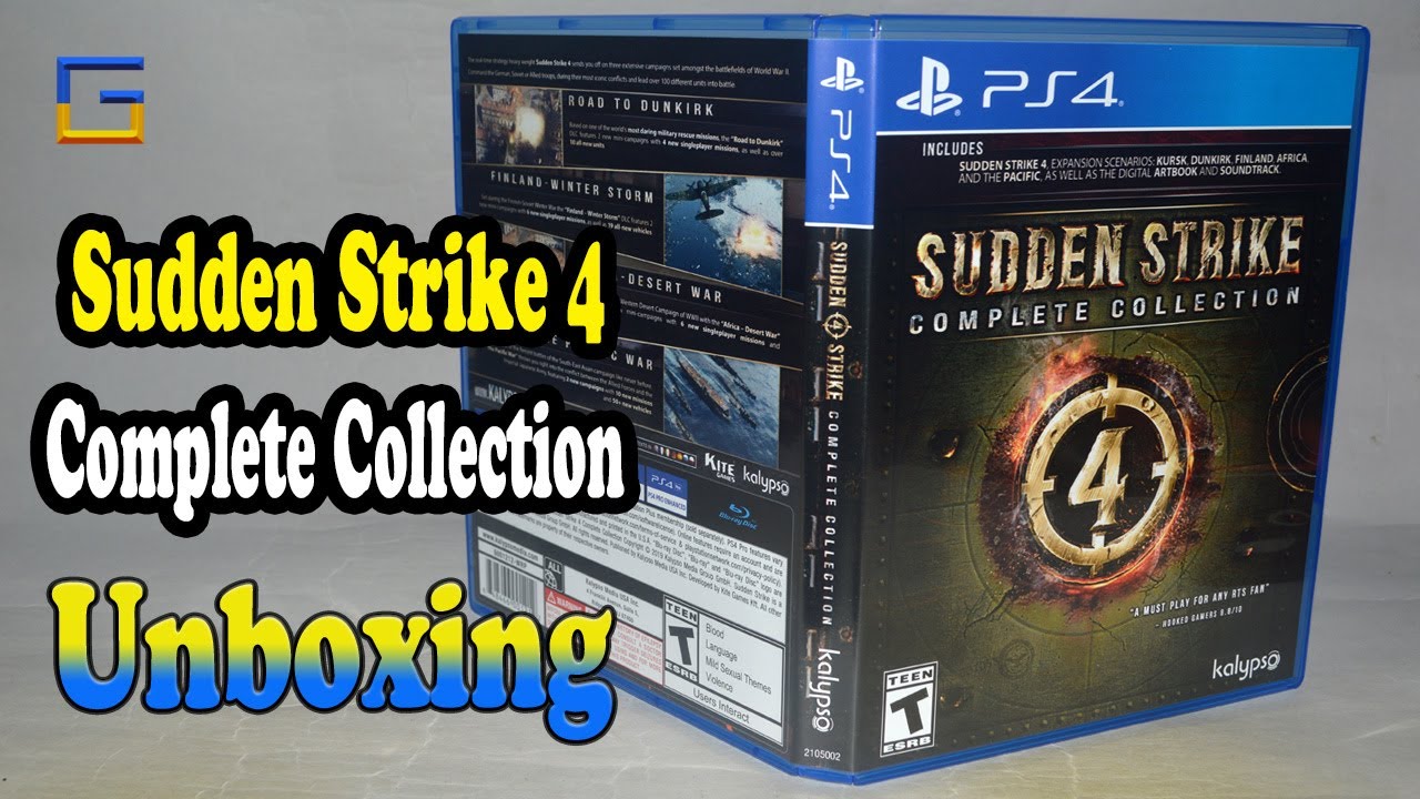 Sudden Strike 4 Complete Collection PS4 Unboxing & Overview - YouTube
