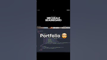 is that a portfolio? 🤯 #reels #coding #programming