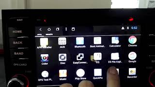 EKIY car multimedia player Time select screenshot 5