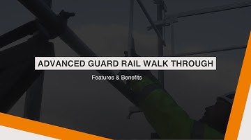Advanced guard rail walk through