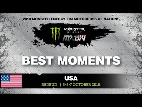 MX2 Best Moments - Monster Energy FIM Motocross of Nations 2018