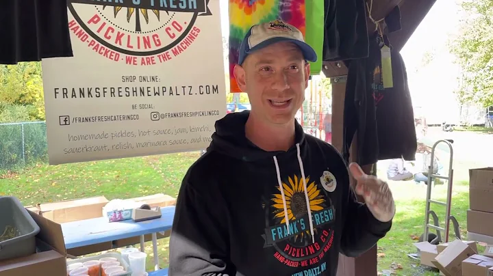 Local pickler Frank Cardella at the Rosendale Inte...