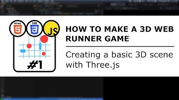 Creating a basic 3D scene with Three.js / Making a 3D web runner game #1