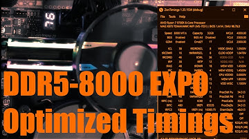 G.skill 2x16GB DDR5-8000 CL38 EXPO optimized memory timings, MSI X870 Tomahawk