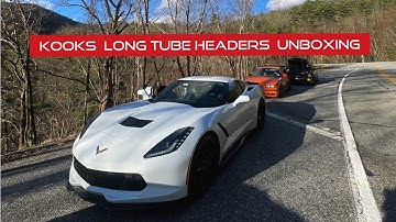 Kooks Long Tube Headers unboxing for the C7 Corvette