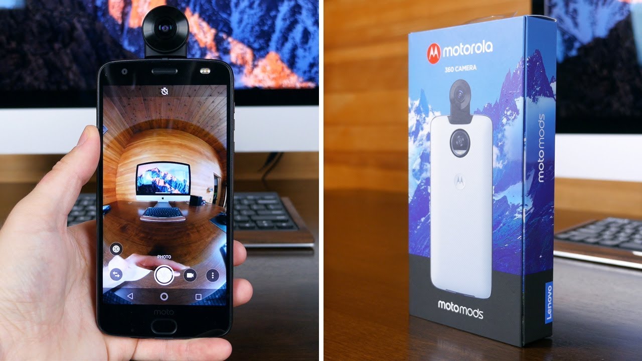 Motorola Moto Mods 360 Camera 4K Video (89596N MD100S) pour téléphones Moto  Z - Blanc (utilisé) 