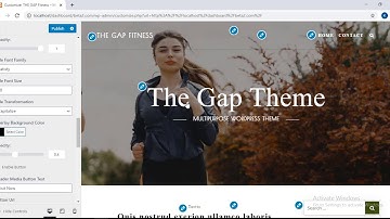 How to Create Transparent Header with The Gap Theme