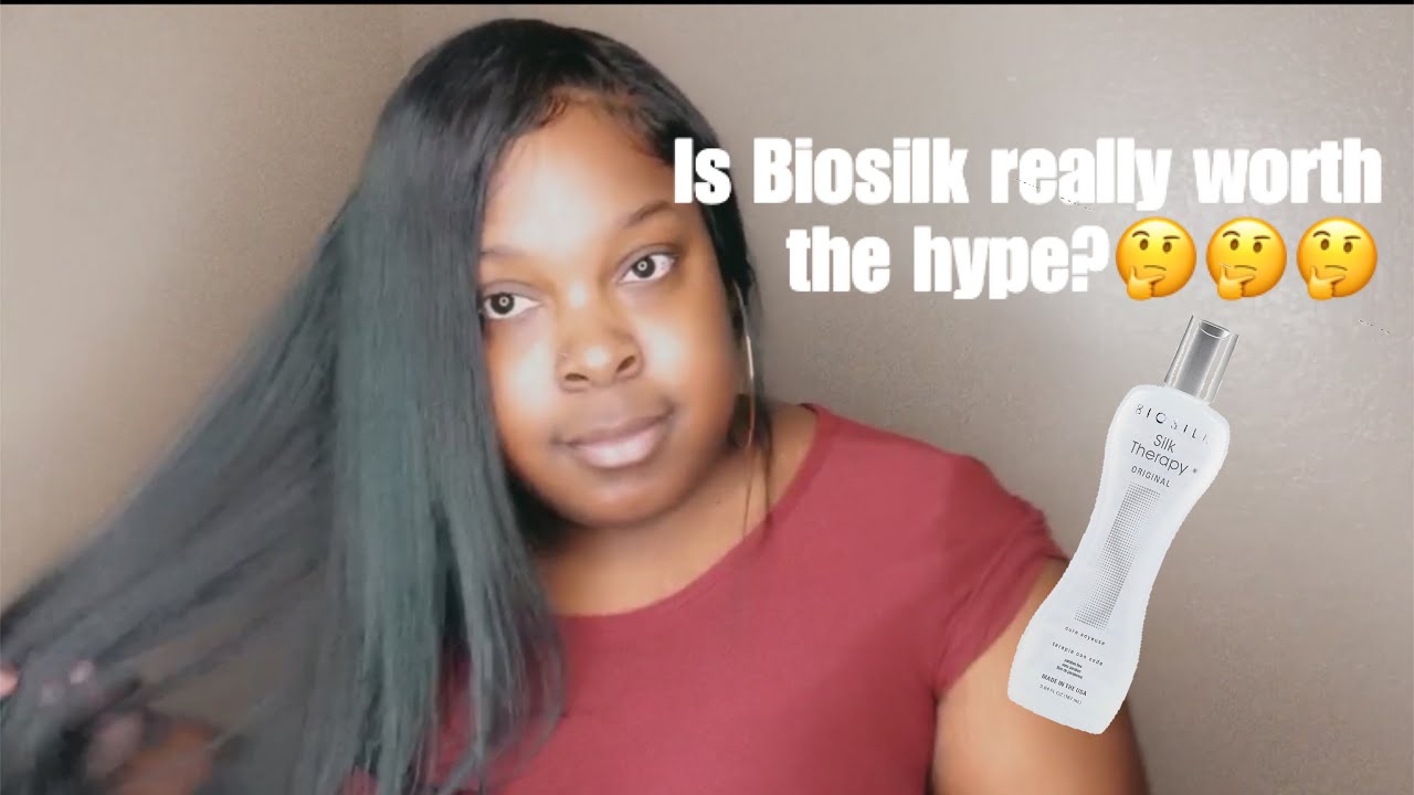 Is Biosilk really worth the hype? Watch Me Flat Iron my raw Indian wig