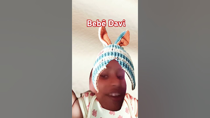 O Davi virou bebê gente