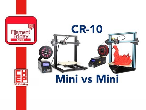 CR-10 Mini vs Mini 3D printer Comparison