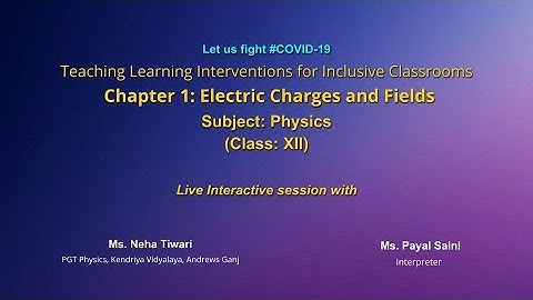 Live Interaction on PMeVIDYA :Teaching Learning Interventions for Inclusive Classrooms