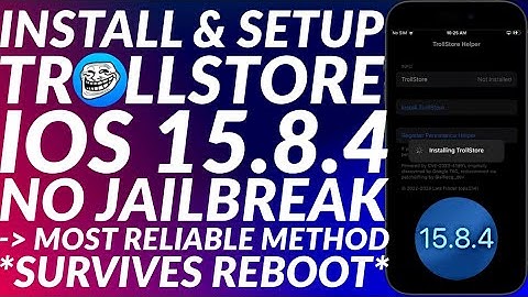 Install Trollstore iOS 15.8.4 Without Jailbreak | Trollstore 2 iOS 15.8.4 | iOS 15.8.4 Trollstore 2