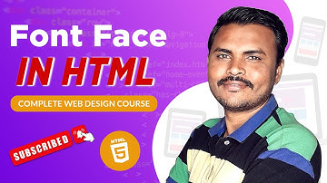 Font Face in CSS | Learn CSS in hindi | CSS Tutorial in hindi #css #css3