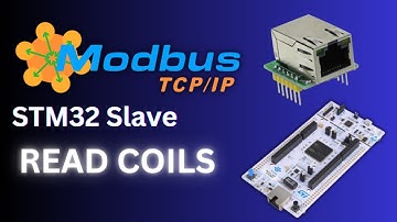 Modbus TCP - STM32 Slave | Read Coils with Mongoose TCP/IP Stack