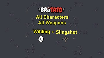 [165/787] Brotato - All Characters - All Weapons - Abyss - D5 - Wildling + Slingshot