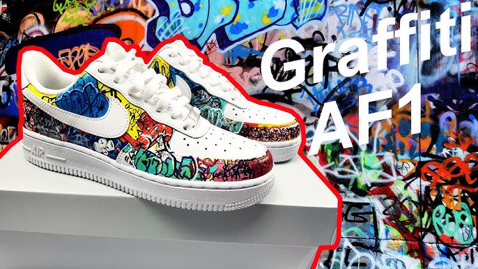 custom nike air force 1 graffiti