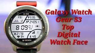 Free Galaxy Watch/Gear S3 Spuer Digital Fitness Watch Face A Must Download screenshot 3