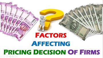 Factors affecting pricing decision || Marketing management || BBA / Bcom (3rd) || ppt