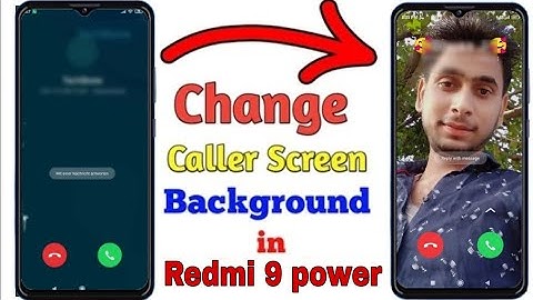 redmi 9 power call full screen photo save | redmi 9 power mein call number per full screen photo