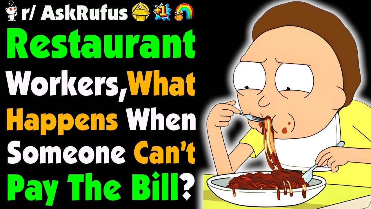 Работники ресторана. Что происходит, когда кто-то не может оплатить счет?