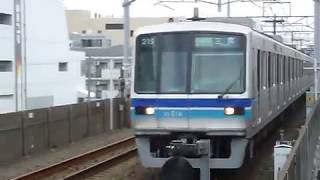 東西線ラッシュ 東京メトロ 05系(B修繕車)第16編成通勤快速 行徳駅通過
