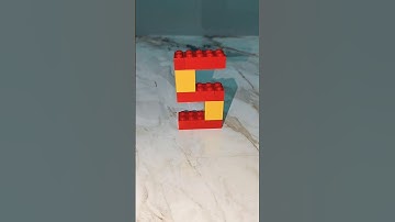 lego Number | Building Blocks Number | Satisfying Diy #asmr #asmrsounds #shorts #shortvideo #lego