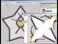 Peyote star legend in PeyoteCreator program https://bead-n-stitch.com/peyotecreator/