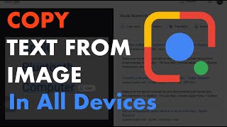 How To Copy Text From Image in ALL Devices! (Android, iOS and more!) (Works 100%)