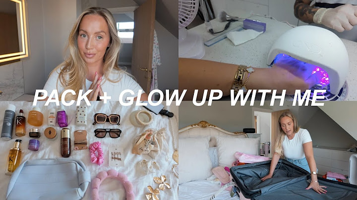 PACK + GLOW UP WITH ME FOR OUR SUMMER HOLIDAY!