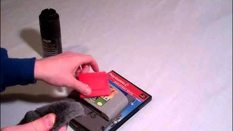 How to remove permanent marker off old video games or plastic